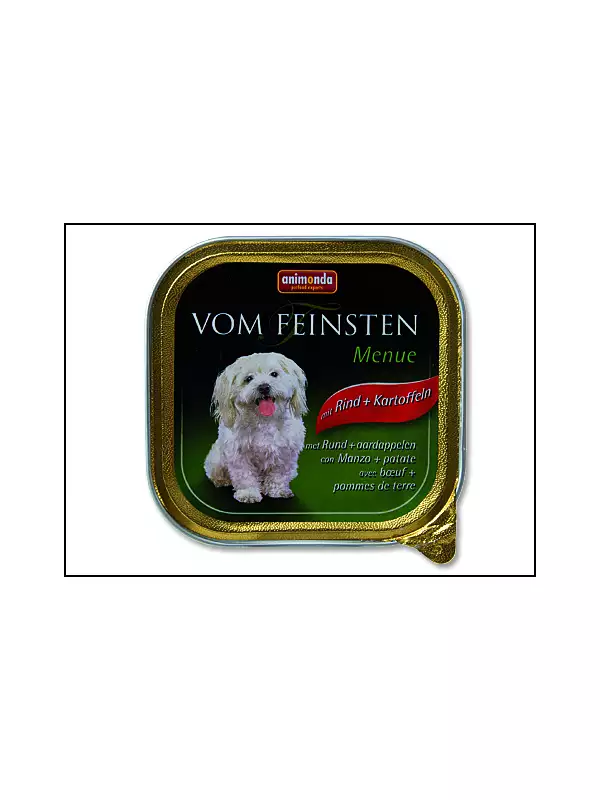 Paštika Animonda Vom Feinstein Adult hovězí s bramborami 150g