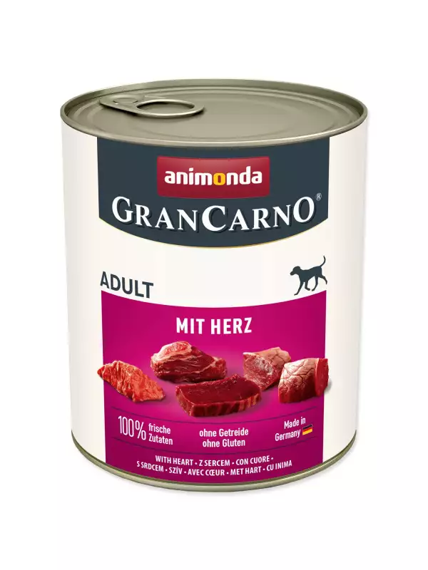 Konzerva Animonda Gran Carno Adult se srdcem 800g