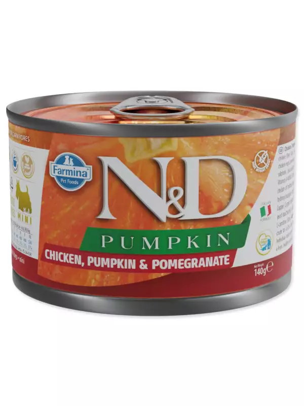 Konzerva N&D Dog Chicken, Pumpkin & Pomegranate 140g