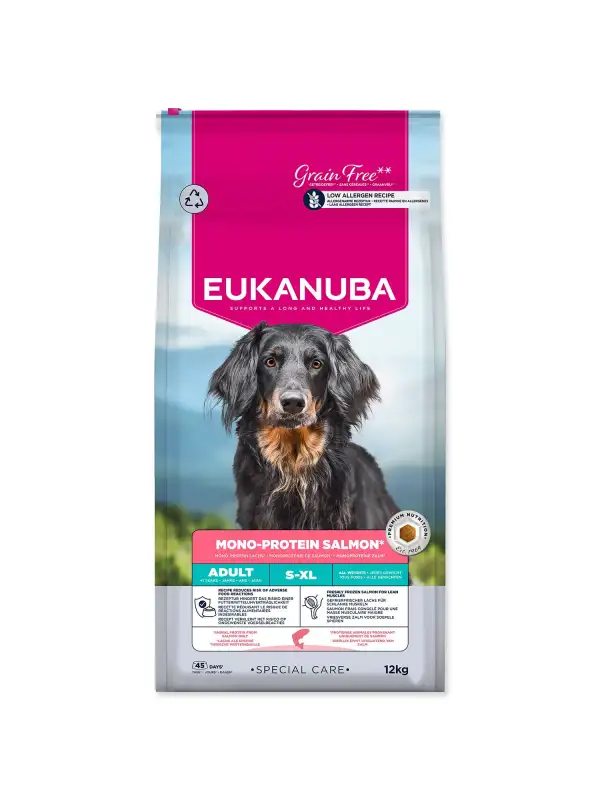 Krmivo EUKANUBA Special Care Adult Mono Protein Salmon 12kg