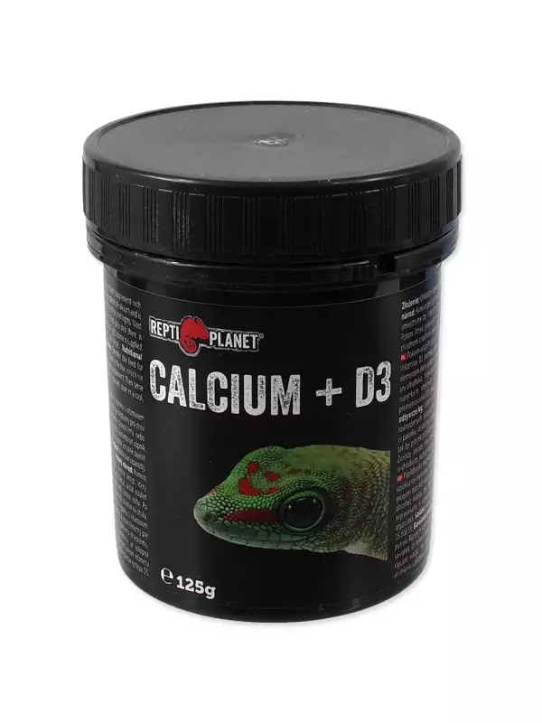 Krmivo Repti Planet doplňkové Calcium+D3 125g