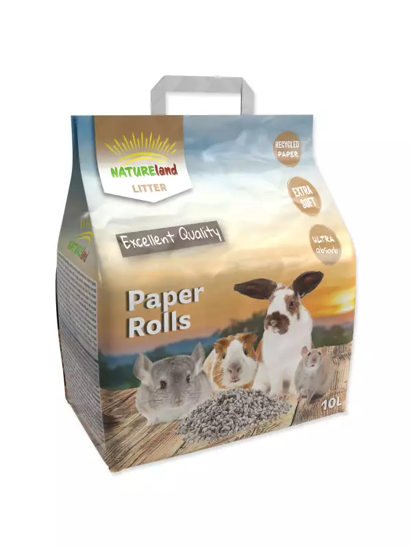 Podestýlka Nature Land Paper Rolls 10L