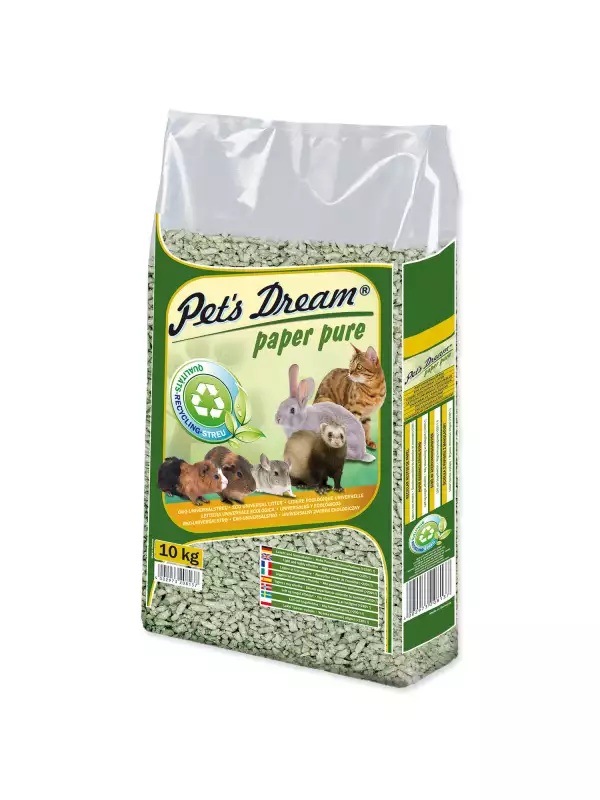 Pelety Pet´s Dream Paper Pure 10kg