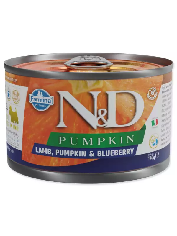 Konzerva N&D Dog Lamb, Pumpkin & Blueberry 140g