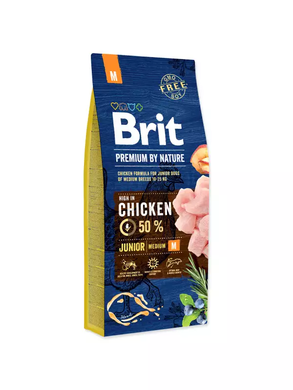 Krmivo Brit Premium by Nature Junior M 15kg