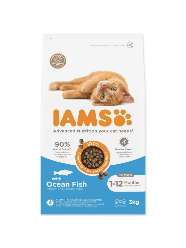Krmivo IAMS Cat Kitten Ocean fish 3kg