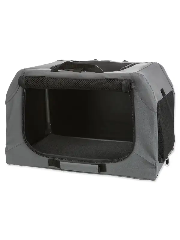 Box Trixie EASY cestovní skládací šedý M-L