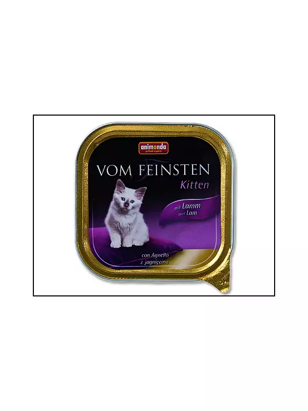 Paštika Animonda Vom Feinstein Kitten jehně 100g