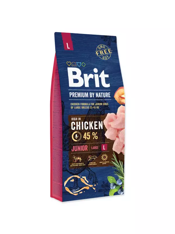 Krmivo Brit Premium by Nature Junior L 15kg