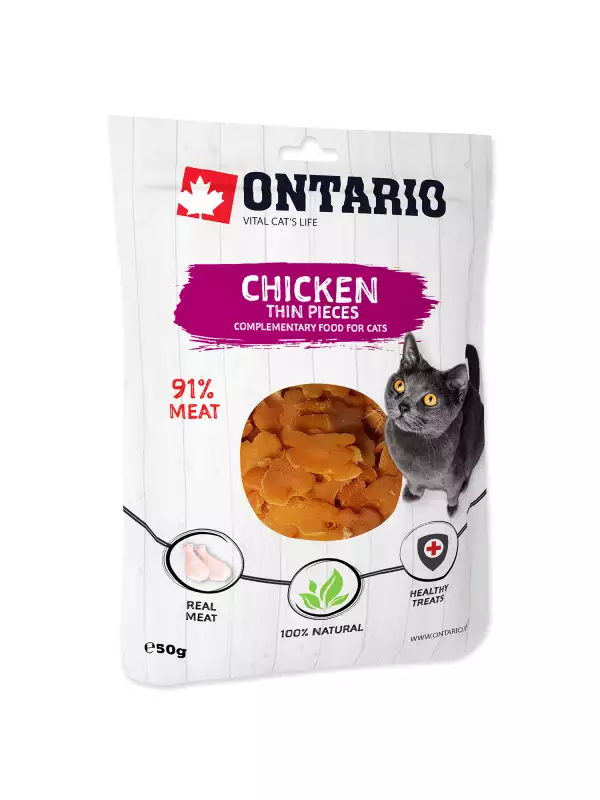 Pochoutka Ontario kuřecí tenké kousky 50g