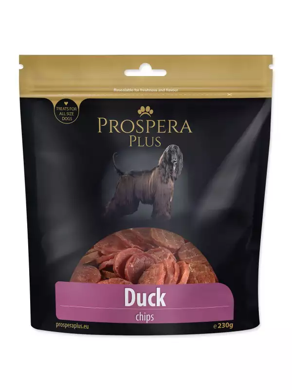 Pochoutka Prospera Plus kachní kolečka 230g