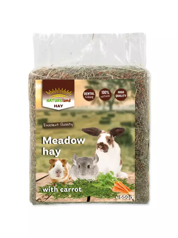 Seno Nature Land Hay s mrkví 0,65kg