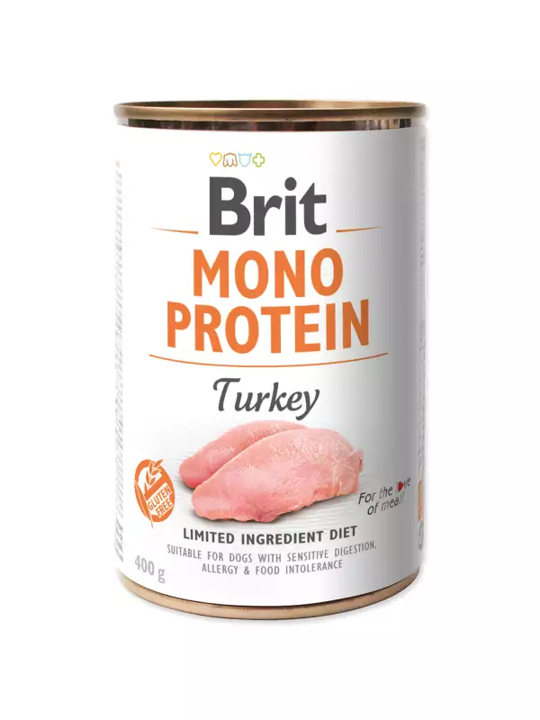 Konzerva Brit Mono Protein krůta 400g