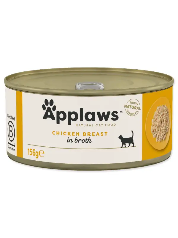 Konzerva Applaws Cat kuřecí s kuřecími játry 156g