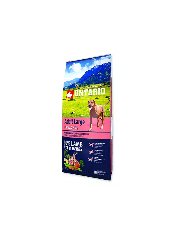 Krmivo Ontario Adult Large Lamb & Rice 12kg